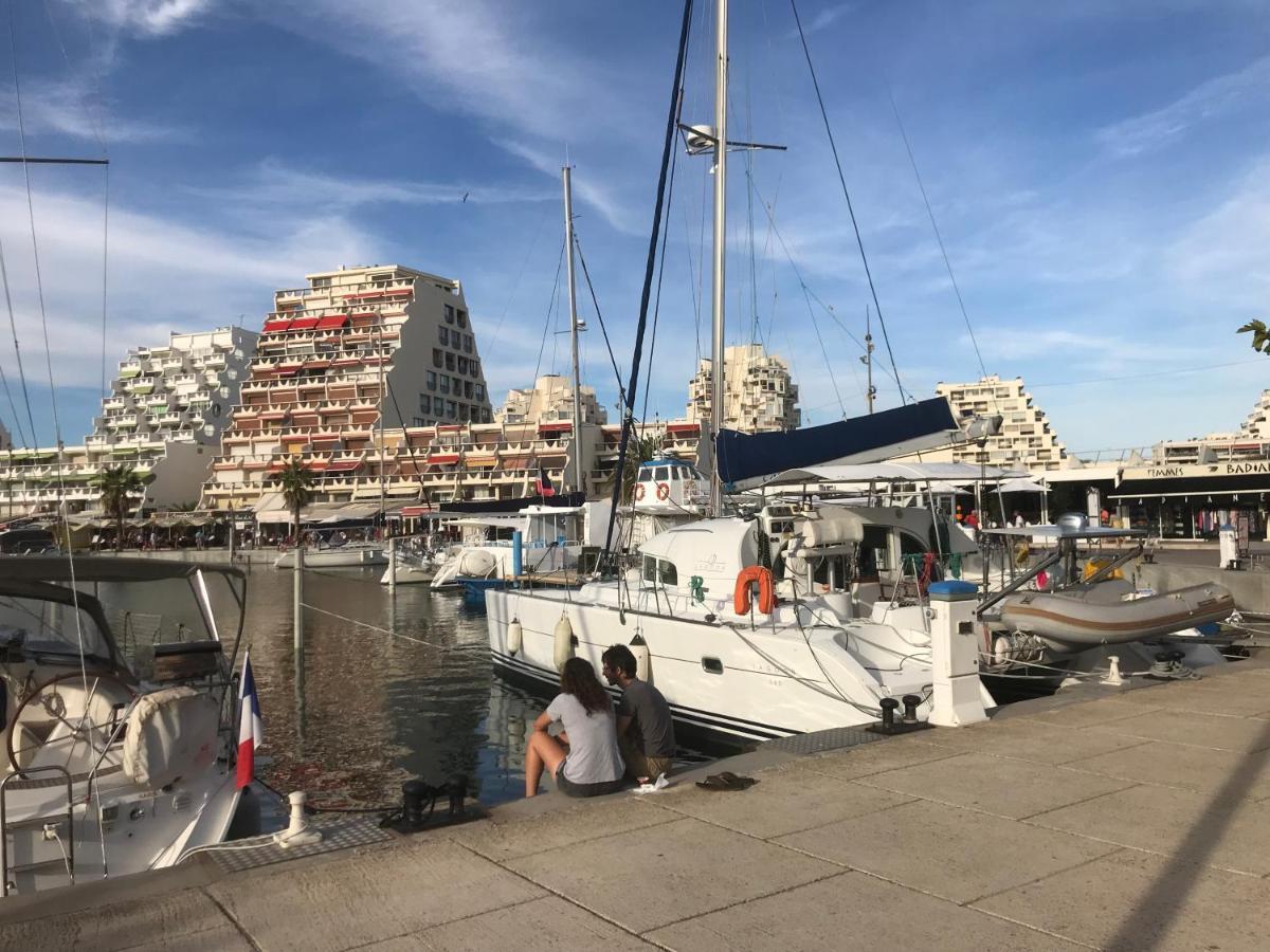 Studio 2-3 Pers Parking Clim Vue Port Et Mer La Grande-Motte Buitenkant foto